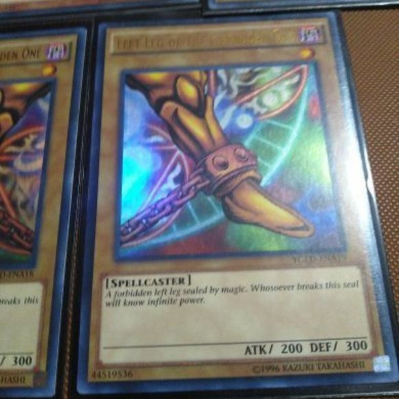 YUGIOH EXODIA COMPLETE 5 PIECE SET ALL 5 CARDS OF EXODIA | EXODIA FORBIDDEN  ONE